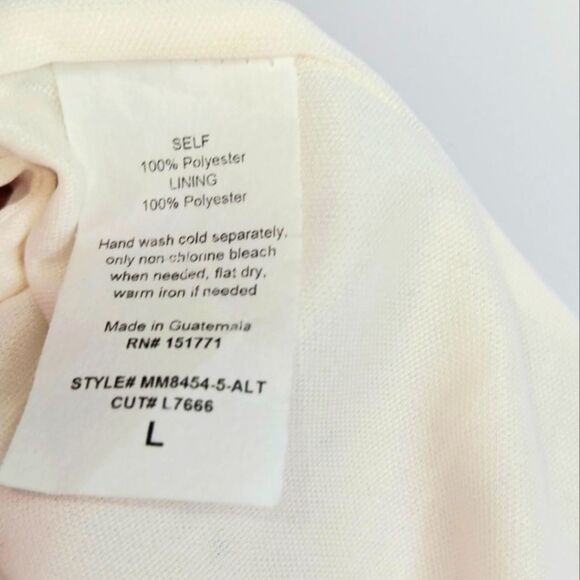 ALTAR’D STATE Women’s Beige Star Print Tiered Mini Dress Size Large NWT - Picture 13 of 13